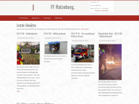 feuerwehr-ratzeburg.de Webseite Vorschau