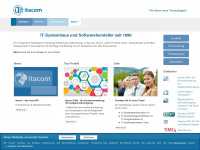 itacom.de Webseite Vorschau