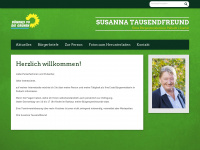 susanna-tausendfreund.de Webseite Vorschau