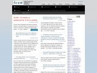 acum.tv Webseite Vorschau