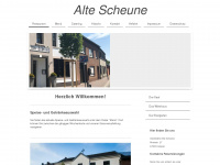 alte-scheune.info Webseite Vorschau