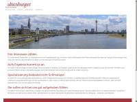 altenburgers.de Webseite Vorschau