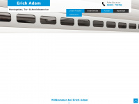 adam-erich.de Webseite Vorschau
