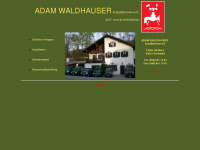 adam-waldhauser.de Webseite Vorschau