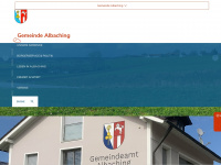 albaching.de Webseite Vorschau