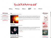 musikreportage.de Webseite Vorschau