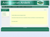 antiquariat-ardelt.de Webseite Vorschau