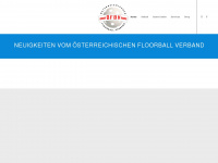 floorball.at Webseite Vorschau