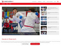 karate-austria.at Webseite Vorschau
