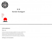 kendo-stuttgart.de Webseite Vorschau