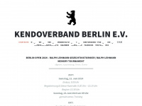 kendoverband-berlin.de Webseite Vorschau