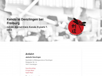 kendo-freiburg.de Webseite Vorschau