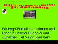 buecherei-stantonius-freisenbruch.de Webseite Vorschau