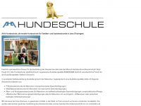 aha-hundeschule.de Webseite Vorschau