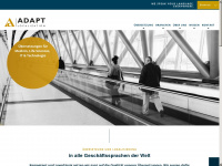 adapt-translation.de Webseite Vorschau