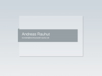 andreas-rauhut.de Webseite Vorschau