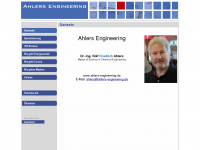 ahlers-engineering.de Webseite Vorschau