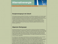 alternativenergie.eu Webseite Vorschau