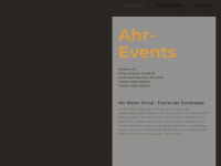 ahr-events.de Webseite Vorschau