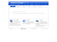 andreasschlegel.net Webseite Vorschau