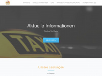 taxi-steele.de Webseite Vorschau