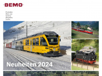 bemo-modellbahn.de Webseite Vorschau