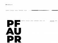 pfau-pr.de Webseite Vorschau