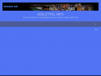 adelstitel-info.com Webseite Vorschau