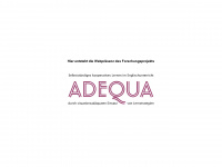 adequa.de Webseite Vorschau