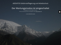 adesatos.de Webseite Vorschau