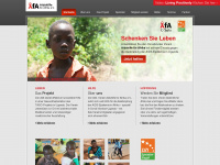 aidshilfefuerafrika.org Webseite Vorschau