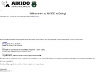 aikido-erding.de Webseite Vorschau