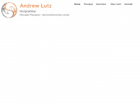 andrew-lutz.de Webseite Vorschau