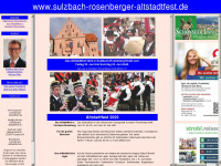 altstadtfest-sulzbach-rosenberg.de Webseite Vorschau
