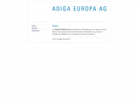 adiga-europa.com Webseite Vorschau