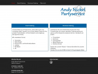 andy-nickel.com Webseite Vorschau