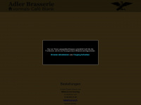 adler-brasserie.de Webseite Vorschau