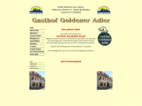 adler-gasthof-delitzsch.de Webseite Vorschau