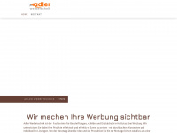 adler-werbetechnik.de Webseite Vorschau