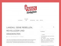 jusos-suedpfalz.de Webseite Vorschau