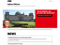 sabine-dittmar.com Webseite Vorschau