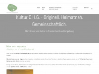 kultur-ohg.de Webseite Vorschau