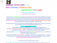 airbrush-tattoo-event.de Webseite Vorschau