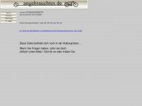 angebrauchtes.de Webseite Vorschau