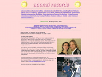 adonai-records.de Webseite Vorschau