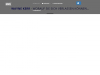 waynekerr.de Webseite Vorschau