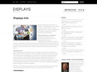 displays-info.de Webseite Vorschau