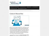 carbonit-wasserfilter.com Webseite Vorschau