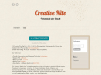 creative-nite.de Webseite Vorschau