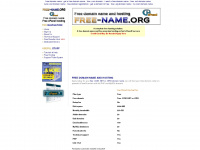 free-name.org Thumbnail